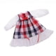 thumbnail image 1 of vestido de una sola pieza de la tela escocesa sleeved larga de la ropa de la manera de la mu?eca para la mu?eca de 12 '' blythe, 1 of 3