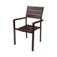 thumbnail image 1 of Silla Terraza Con Brazos Polywood Impermeable Cafe Tamaño Único, 1 of 4