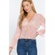 thumbnail image 1 of Top de Gasa con Estampado Floral y Volantes, 1 of 5