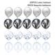 thumbnail image 5 of 20 globos blancos y plateados de 12 pulgadas, globos de confeti plateados, globos cromados metálicos blancos y plateados, 5 of 5