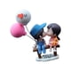 thumbnail image 4 of Decoraciones Para Salpicadero De Coche Figura En Miniatura Estatua Para Fiesta Niñas Regalos Azul Rosa, 4 of 5