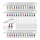 thumbnail image 1 of 100 Uds. Ganchos para pendientes, anillos para saltar, accesorios para pendientes, conjunto de suministros para hacer pendientes de acero inoxidable,, 1 of 5