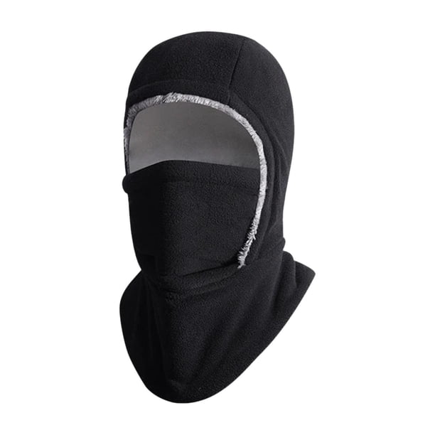 Balaclava Invierno gorro térmico máscara facial bufanda cuello resistente viento protección adecuada para deportes exteriores ciclismo esquí pesca sen negro