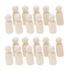 thumbnail image 2 of 20 Piezas Sin Terminar En Blanco DIY Personas De Madera Mu?ecas De Clavija Pastel De Boda Artesanía D 43mm Hombre, 2 of 3