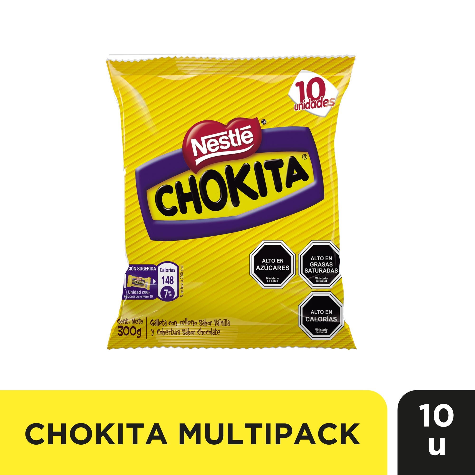 Galleta De Chocolate Bolsa 10 Un x 300 g Chokita