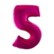 thumbnail image 5 of Globo de aluminio número 3, rosa, 40 cm, Funny Fashion USA, 5 of 8