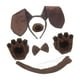 thumbnail image 1 of Diadema Y Cola Con Orejas De Perro, Cosplay De Halloween Para Disfraces, Actuación, Niños, Marrón, Sin Vestido, 1 of 2