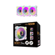 thumbnail image 2 of Kit De 3 Ventiladores Darkflash Inf24 Pwm Argb Infinito Blanco, 2 of 3