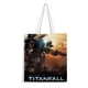 thumbnail image 1 of Titanfall Bolso de tela con estampado de lienzo para mujer, bolsa de compras reutilizable y estética, con cremallera interior, regalo para mujer, 35 × 40 cm., 1 of 6