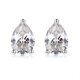 thumbnail image 1 of Aretes de Moissanita Corte Pera de 1.6cttw para Mujer Color D Claridad VVS1 Aretes de Botón de Moissanita Aretes de Botón de Diamante de Plata Esterlina S925 para Mujer con Certificado, 1 of 8
