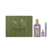 Perfume Gucci Flora Gorgeous Magnolia Set 3 Piezas 100Ml+10Ml+5Ml