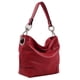 thumbnail image 1 of Bolso Hobo para Mujer, MKF Collection, Bolso de Hombro de Cuero Vegano Suave, Espacioso y Casual - Emily - Rojo, 1 of 3