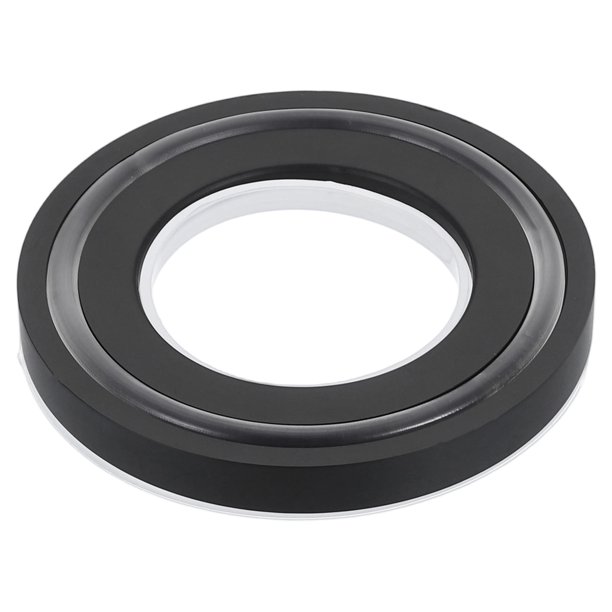Anillo de Montaje para Fregadero de Baño, Base de Soporte de Drenaje de Fregadero de Latón Macizo para Encimera de Vidrio Cerámico, Negro