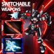 thumbnail image 5 of Set de construcción LQPFBSM Robot Mech 585 piezas con 2 armas, 5 of 9