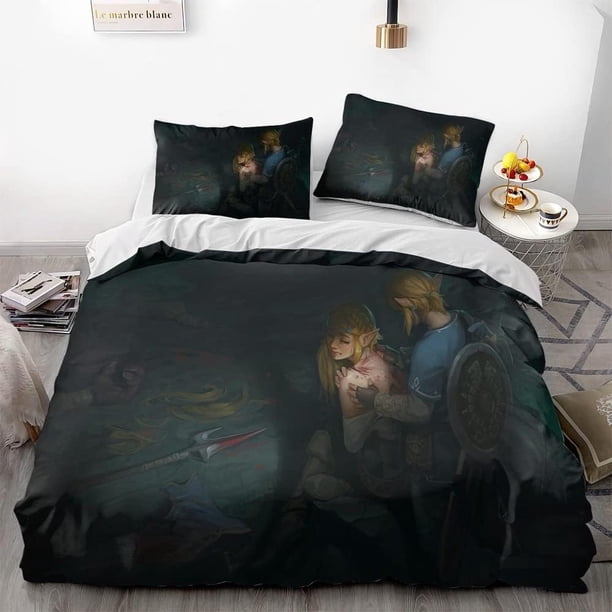 The Legend of Zeld-a Game Duvet Cover Set 3D Bedding Comforter Cover Bedding Set