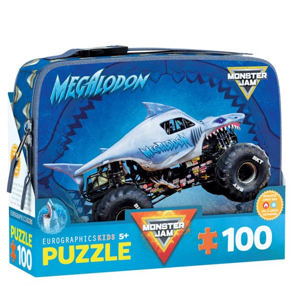 Rompecabezas Eurographics Megalodon Monster Jam, 100 unidades