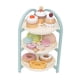 thumbnail image 3 of Juego de pastel de postre de madera, juego de simulación, juego de fiesta de té para niños, juego de rol con magdalenas, pasteles, Donuts para niñas,, 3 of 5