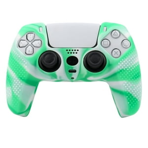 Genérico - Funda Protectora De Silicona Antideslizante Para Joystick Compatible Con El Mando De Playstation 5 - Funda De Agarre Duradera Para Gamepad Accesorios-Verde