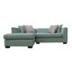 thumbnail image 1 of Seccional Valencia Chenille Tipo Lino Verde 3 Cuerpos, 1 of 4