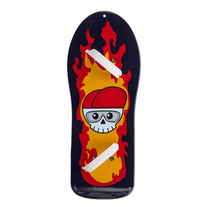 Skateboard Build A Bear Negro Con Llamas Para Ositos