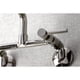thumbnail image 2 of Grifo de cocina Kingston Brass Concord para montaje en pared, níquel pulido, 2 of 7