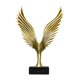 thumbnail image 3 of Estatua De águila, Escultura De Pájaro, Centros De Mesa, Escritorio, Oficina, Figura De Resina Dorada, 3 of 5