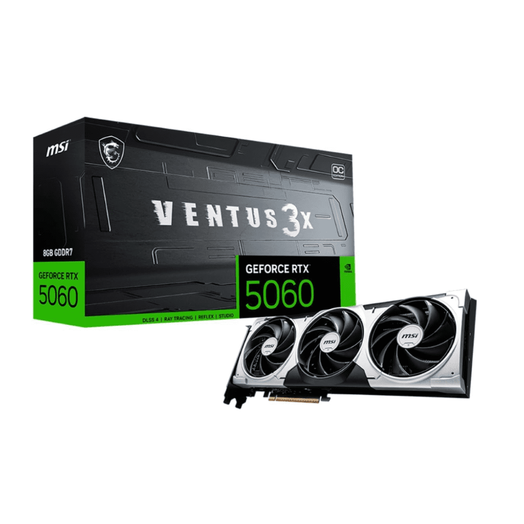 Eyl Store - Tarjeta De Video Msi Geforce Rtx 5060 Ventus 3x Oc 8gb Gddr7