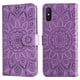 thumbnail image 5 of Funda tipo cartera FOXDOCK para Xiaomi Redmi 9A , diseño girasol en relieve, cuero PU, cierre magnético, soporte y tarjetero, 5 of 5
