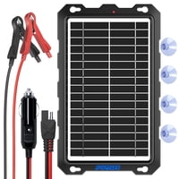 Cargador De Batería Solar Powoxi, 9 W, 12 V, Resistente Al Agua