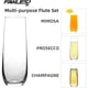 thumbnail image 3 of Copas Para Champagne Sin Tallo 12 Piezas 8 Oz (237 Ml), 3 of 3