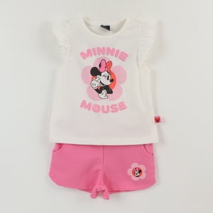 Conjunto Niña Rosado Minnie Mouse Cheeck Disney