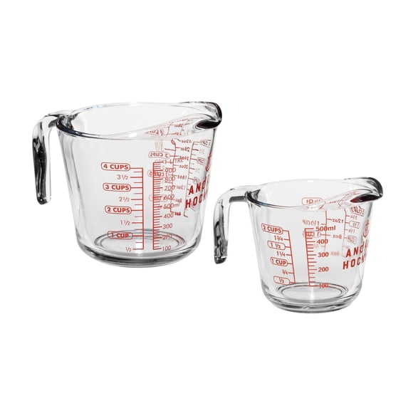 Juego de Vasos Medidores Anchor Hocking 500 ml/800 ml Apto para Lavavajillas