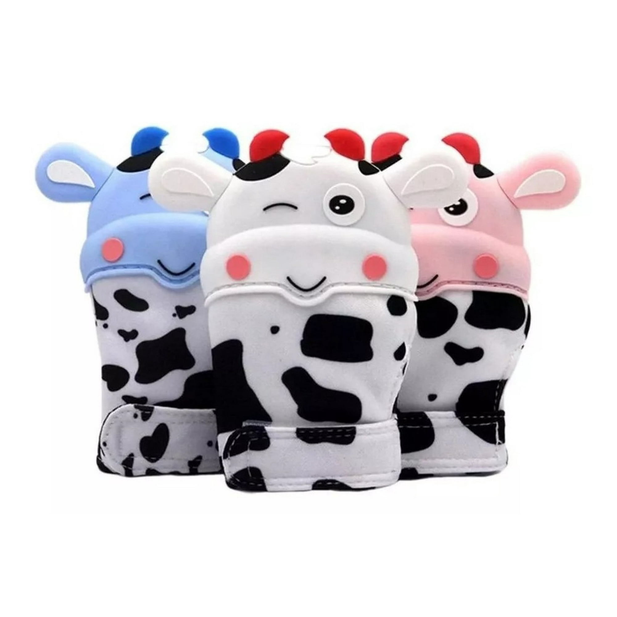 Genrico - Set 2 Mordedor Guante Rasca Encia Manopla Divertido Bebe Lau