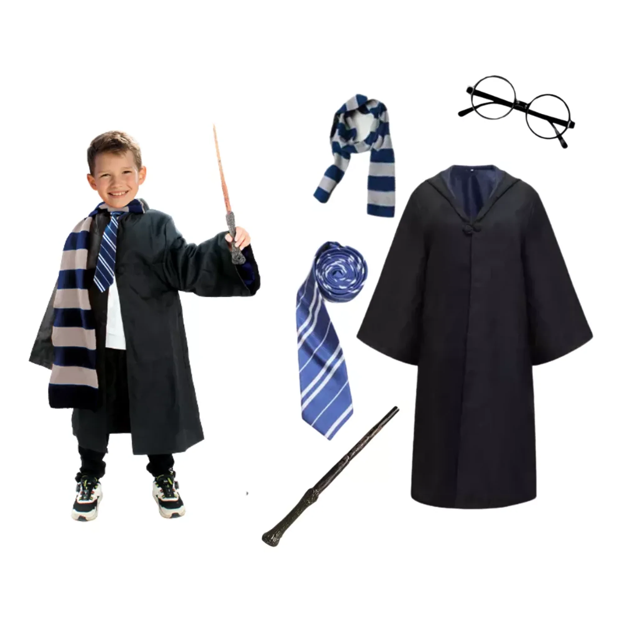 Feco - Disfraz Harry Potter Cosplay Niño Ravenclaw