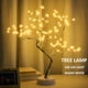 thumbnail image 3 of Lámpara de árbol bonsái de mesa de 20" con 108 luces LED de alambre de cobre, lámpara de árbol artificial DIY, funciona con pilas/USB, luces decorativas para interiores de fiesta navideña de escritori, 3 of 7