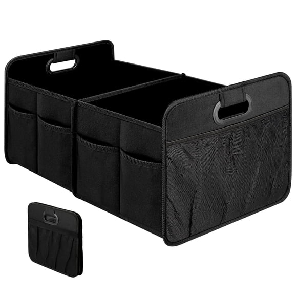 Organizador de maletero Simple Deluxe de 50 litros para coche/SUV, impermeable, negro