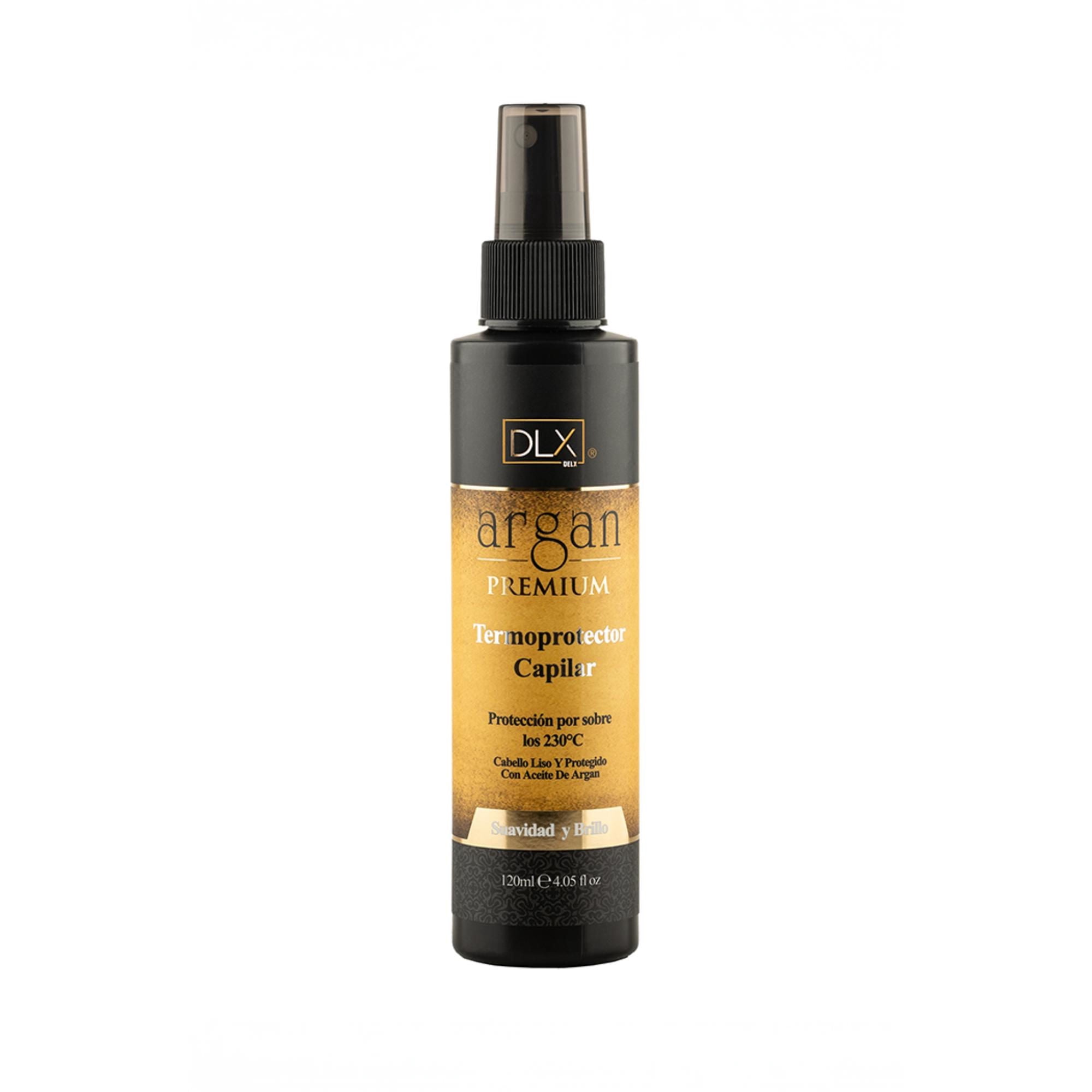 Termoprotector Dlx Protegue El Cabello Del Uso Y Daño Causado Por Las Herramientas De Calor Manteniendolo Su Hidratacion. Capilar De Argan