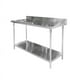 thumbnail image 1 of MESÓN CON RESPALDO ACERO INOx 120x70x85, 1 of 3