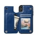 thumbnail image 1 of For IPhone 14 13 12 11 Pro Max XR XS Max SE 2022/2020 7 8 Plus Wallet Case With Card Holder, PU Leather Kickstand Card Slots Case, Double Magnetic Clasp And Durable Shockproof Cover, 1 of 3