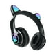 thumbnail image 3 of Auriculares Con Orejas De Gato Auriculares Para Juegos Con Iluminación RGB Para Teléfonos PC Tablet Negro, 3 of 5