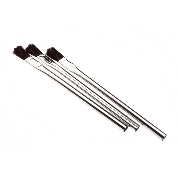 Cepillo Solder Flux Forney 60300, paquete de 3, 12 cm