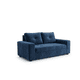 thumbnail image 2 of Sofa Praga 2 Cuerpos Felpa Azul, 2 of 3