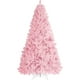 thumbnail image 1 of Árbol de Navidad Topeakmart artificial rosa de 2,3 m con soporte, 1 of 3