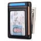 thumbnail image 2 of Billetera Buffway Alaska Negra Slim de Cuero con Bloqueo RFID, 2 of 7
