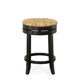 thumbnail image 3 of Taburete Carolina Classics Irving con asiento giratorio para 24 pulgadas, 3 of 4