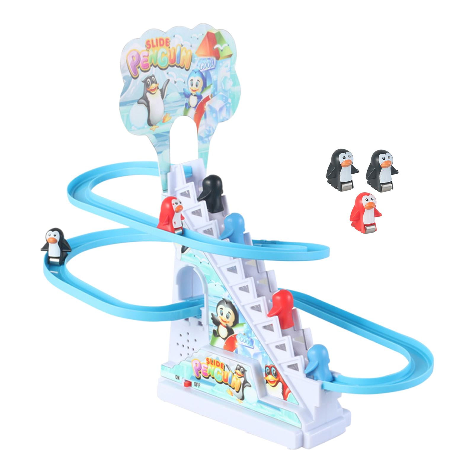 Bothyi - Pingüino Eléctrico Para Subir Escaleras, Juguetes Con Luces, Diversión Para Niños Pequeños 9 Pingüino