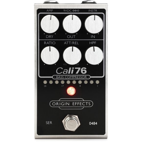 Pedal de Compresión para Bajo Origin Effects Cali76 64 negro