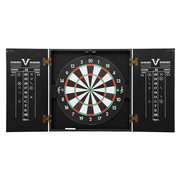 Juego de tablero de dardos Viper Hideaway con tablero de dardos con punta de acero