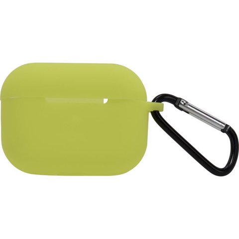 Funda Para Airpod Con Mosquetón Hillman Silicon Green,
