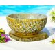 thumbnail image 4 of Cuenco Ajuny de piedra de jabón 13 cm con diseño floral de sol, 4 of 7